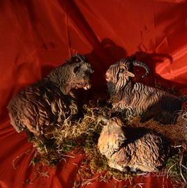 3 caproni grandi del presepe napoletano stile ‘700