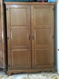 Cameretta singola completa in legno di rovere