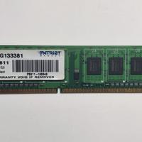 RAM Patriot DDR3 2gb 1333 Mhz CL9
