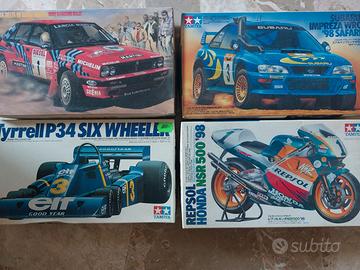 modelli Tamiya Hasegawa (Lancia, Porsche e altri)