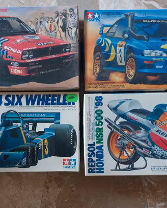 modelli Tamiya Hasegawa (Lancia, Porsche e altri)