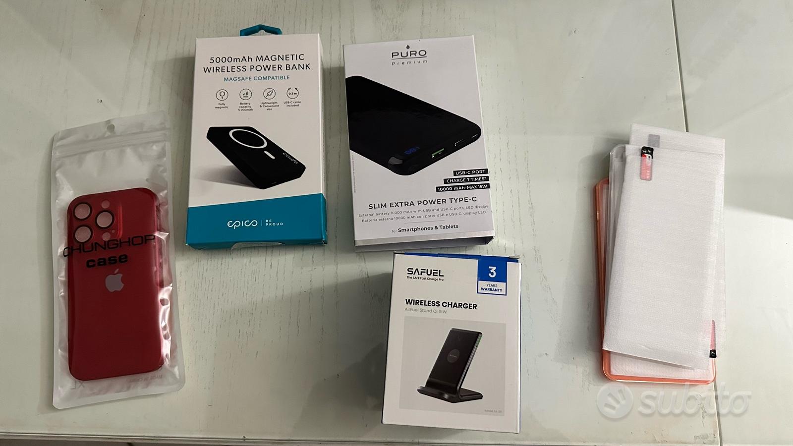 3 Power bank nuovi per 14 pro più accessori - Telefonia In vendita a  Forlì-Cesena