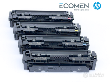 HP Toner Originali 415A Kit 4 colori CYMK Nuovi