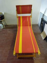 Lettini brandine da spiaggia in legno