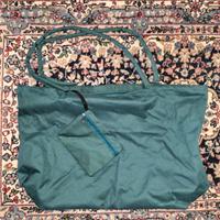 Borsa tote bag verde acqua