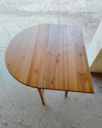 tavolo consolle in legno