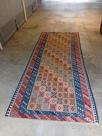 GRANDE TAPPETO KILIM IRAN  VINTAGE 