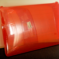 COVER CRYSTAL CASE RED rosso trasp MacBook 13.3air