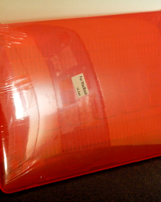 COVER CRYSTAL CASE RED rosso trasp MacBook 13.3air