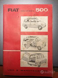 Manuale Uso & Manutenzione FIAT 500 GIARDINIERA or