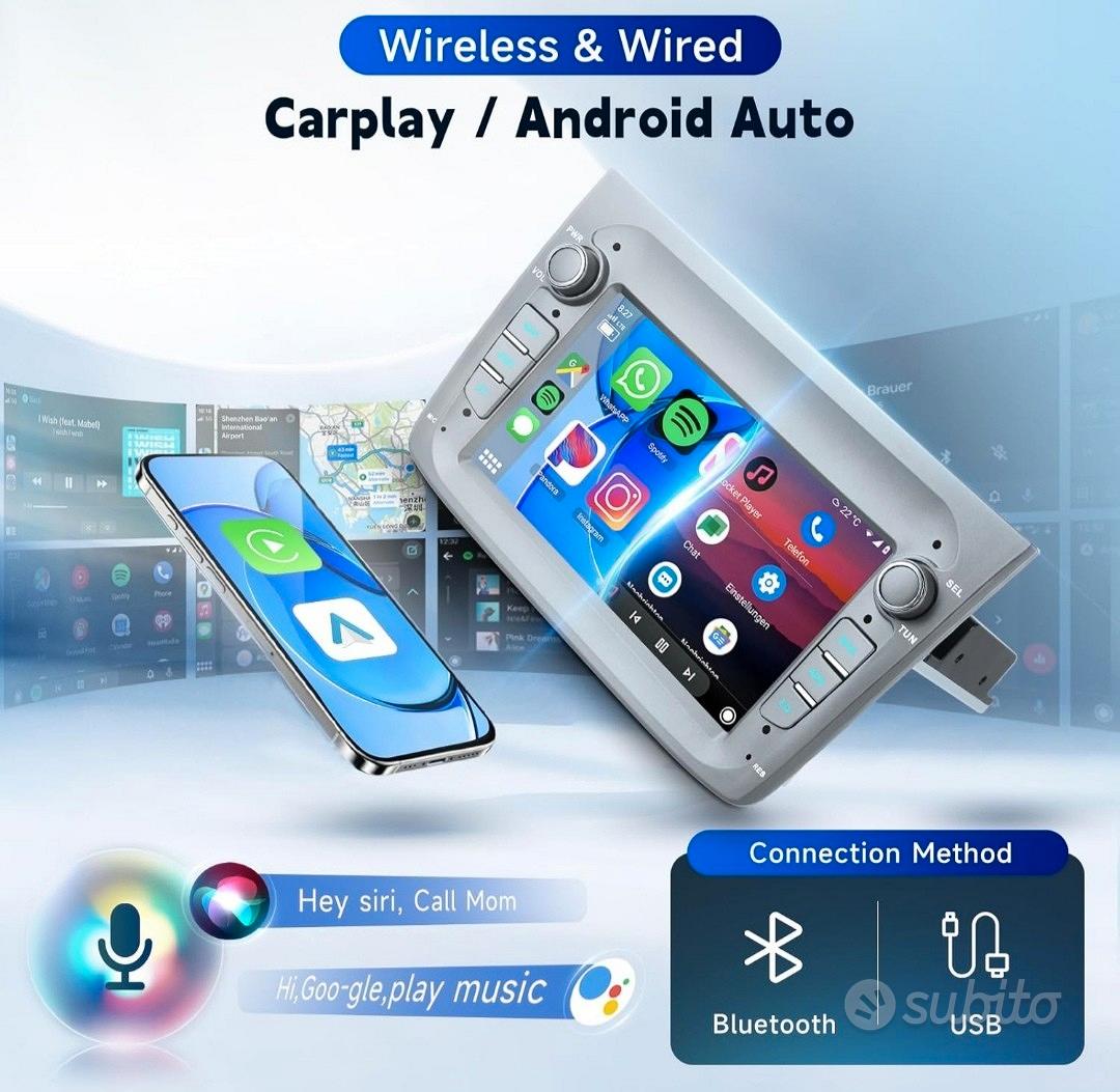 Autoradio Android Pour Alfa Romeo Mito 2008-2016 - Écran Tactile 7 Pouces, CarPlay Sans Fil, GPS, Caméra De Recul