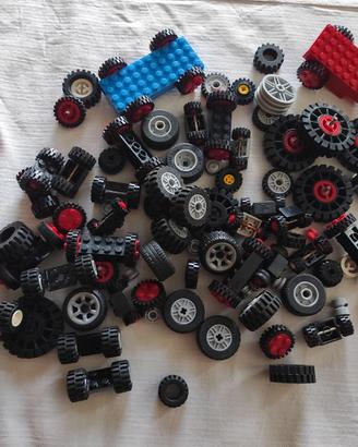 Lego lotto ruote varie
