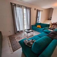 Coppia di divani in Alcantara Teal Blue