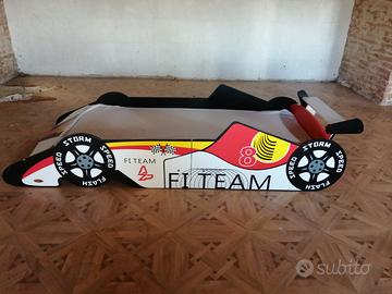 lettino per bambini auto sportiva completo