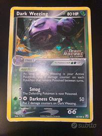 Dark Weezing Stamped 42/109 EX Team Rocket Returns
