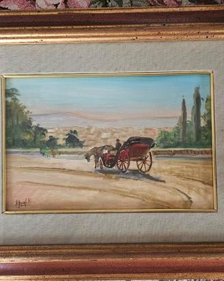 Quadro'Veduta Firenze da Carrozzella'