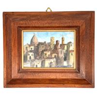 GIOVANNI NAGLIA, DIPINTO SU TAVOLA PRIMA META 900