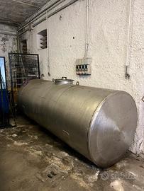 Cisterna acciaio inox 4000 litri con pompa Husky