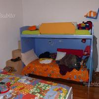 Letto a castello con scale mistral