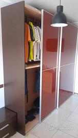 tolgo armadio a porta scorrevoli 