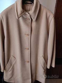 Cappotto corto, beige, lana  Piacenza taglia 44i