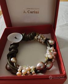 bracciale donna nuovo, con perline
