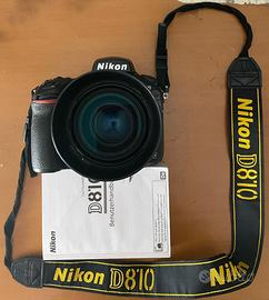 Nikon D 810 con 50 mm f 1,4