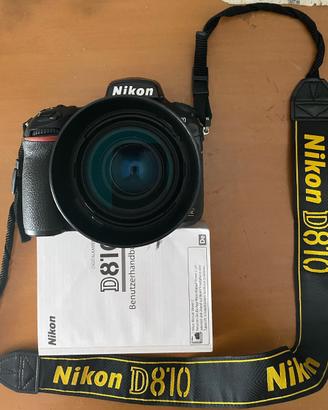 Nikon D 810 con 50 mm f 1,4