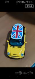Modellino Mini Cooper bandiera Britannica sc. 1/28