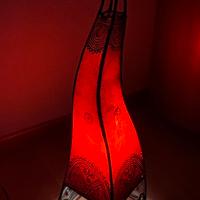 Lampada da terra orientale