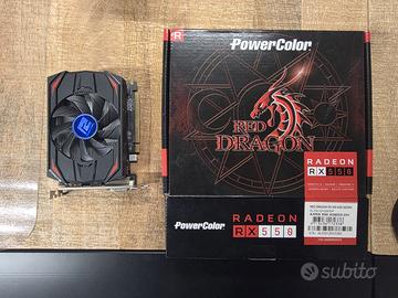 Scheda Video Radeon RX 550 4GB Red Dragon