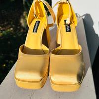 Scarpe con tacco Quanticlo colore giallo