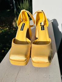 Scarpe con tacco Quanticlo colore giallo