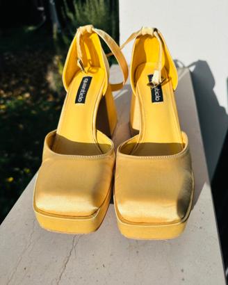 Scarpe con tacco Quanticlo colore giallo