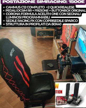 Postazione guida completa Simulatore