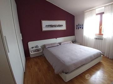 Letto matrimoniale con contenitore Novamobili