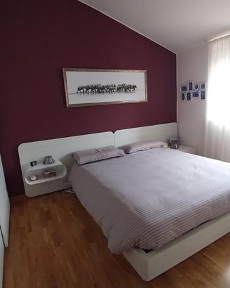 Letto matrimoniale con contenitore Novamobili