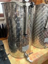 Serbatoi Inox Vino/olio semprepieni con coperchio