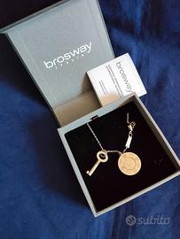 collana BROSWAY con ciondoli usata con scatola
