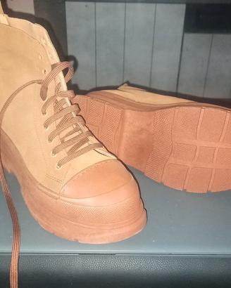 scarponcini donna in vera pelle 