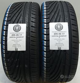 2 GOMME 205 45 17 UNIROYAL A49084