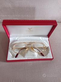 Occhiali Cartier santos uomo vintage