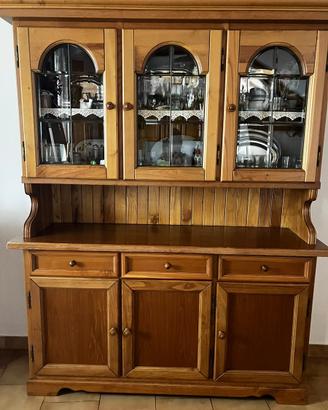 CREDENZA IN LEGNO MASSELLO