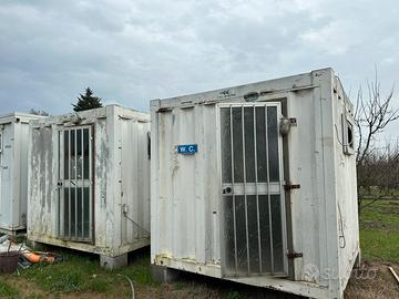 Container prefabbricato bagni+doccia da sistemare