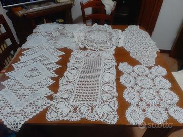 19 centri e centrini uncinetto fatti a mano