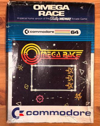 Cartuccia gioco OMEGA RACE Commodore 64