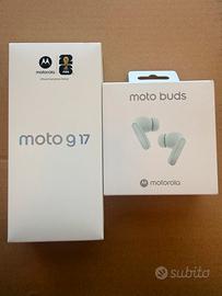 MOTO G17 + MOTO BUDS