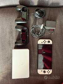 NINTENDO SWITCH OLED + ACCESSORI + GIOCHI