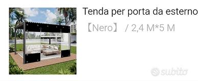 Tenda per porta da esterno a strisce  