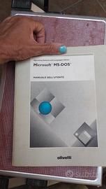 Libro Microsoft MS DOS  manuale utente Olivetti